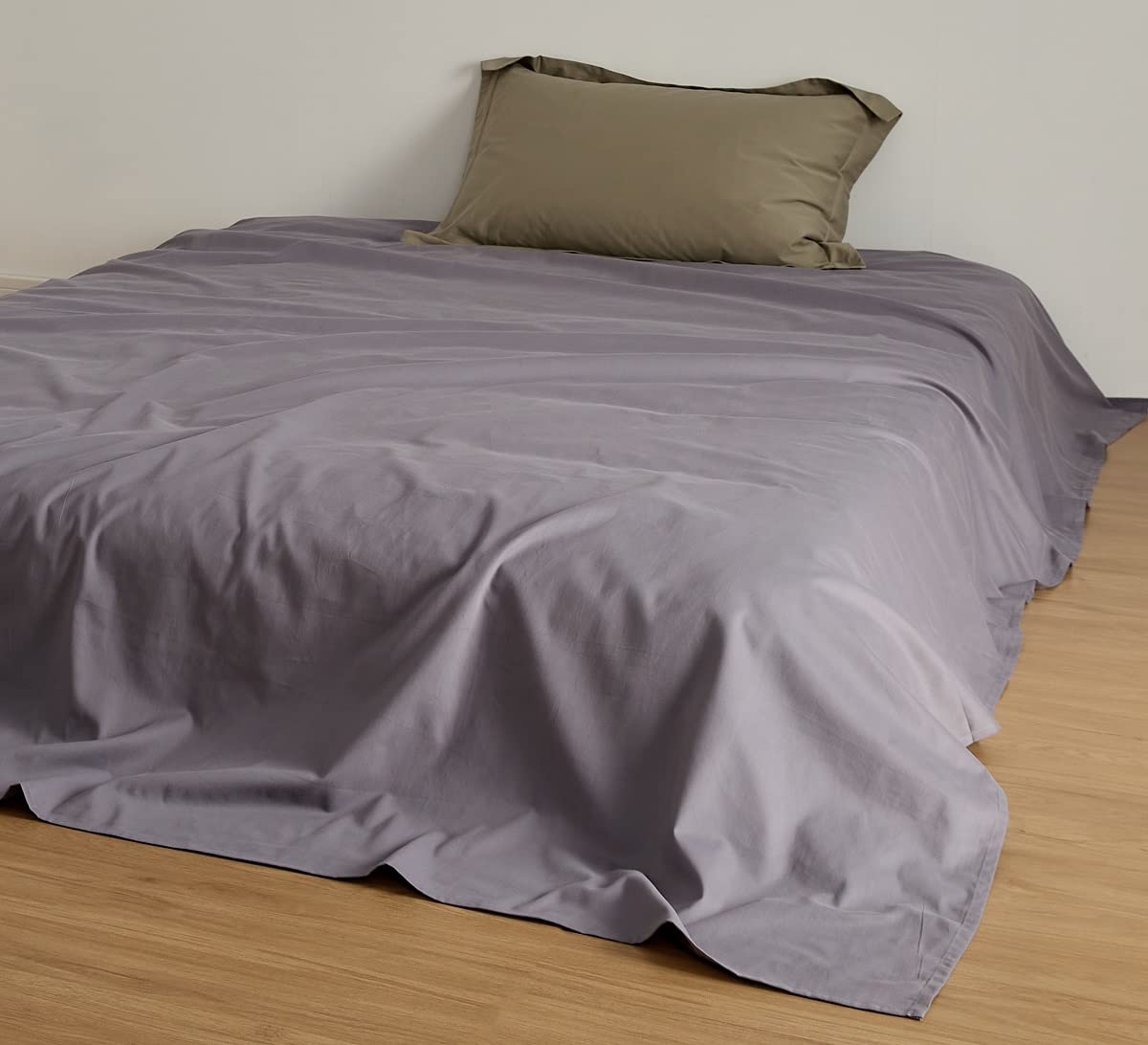 YOYOSTAR敷きシーツ ダブル 綿100 あったか 起毛生地 コットンネル フラットシーツ 抗菌防臭 ベッドシ..