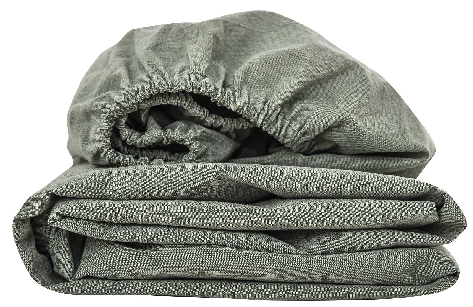 YOYOSTAR ボックスシーツ キング 180x200x30cm オーガニックコットン 洗いざらしの綿100% ベッドシーツ..