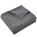 YOYOSTAR フラットシーツ ダブル 220x250cm 敷きシーツ ベッドシーツ オーガニックコットン アッパーシーツ 洗いざらしの綿100% 無地 杢グ...