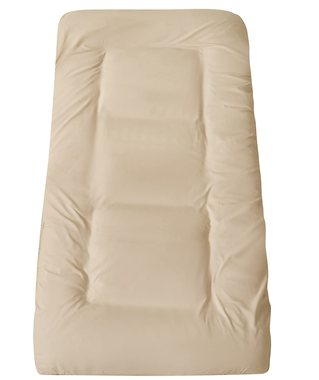 YOYOSTAR 敷布団カバー ダブル ワンタッチシーツ ベージュ 無地 洗い替え 防ダニ 通気吸湿 フィットシ..