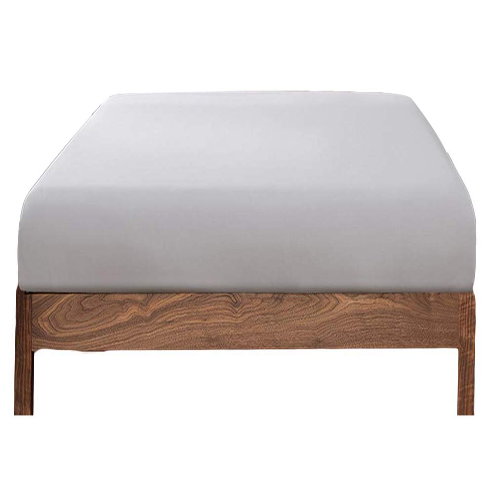 YOYOSTARボックスシーツ シングル 97x195x45cm エジプト産の超長綿 白 ベッドカバー ホテル品質マット..