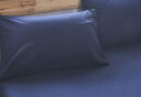 YOYOSTAR枕カバー 2枚セット 43x63cm ピローケース 封筒式 合わせ式 綿混 無地 防ダニ 防シワ 毛玉なし ネイビー