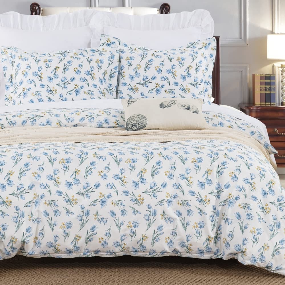 YOYOSTAR掛ふとんカバー ダブルロング 190x220cm 綿100% リバーシブル 掛けカバー エレガント おしゃれ..