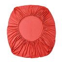 YOYOSTARボックスシーツ レッド マチ35cm ワイドキング 200x200x35cm ベッドシーツ 綿100% 全周ゴム付き 赤い