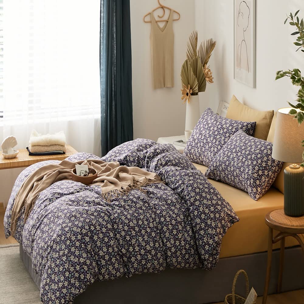 YOYOSTAR 掛ふとんカバー ワイドダブルショート 200x200cm 綿100% 天竺ニット Tシャツ生地 やわらかな..