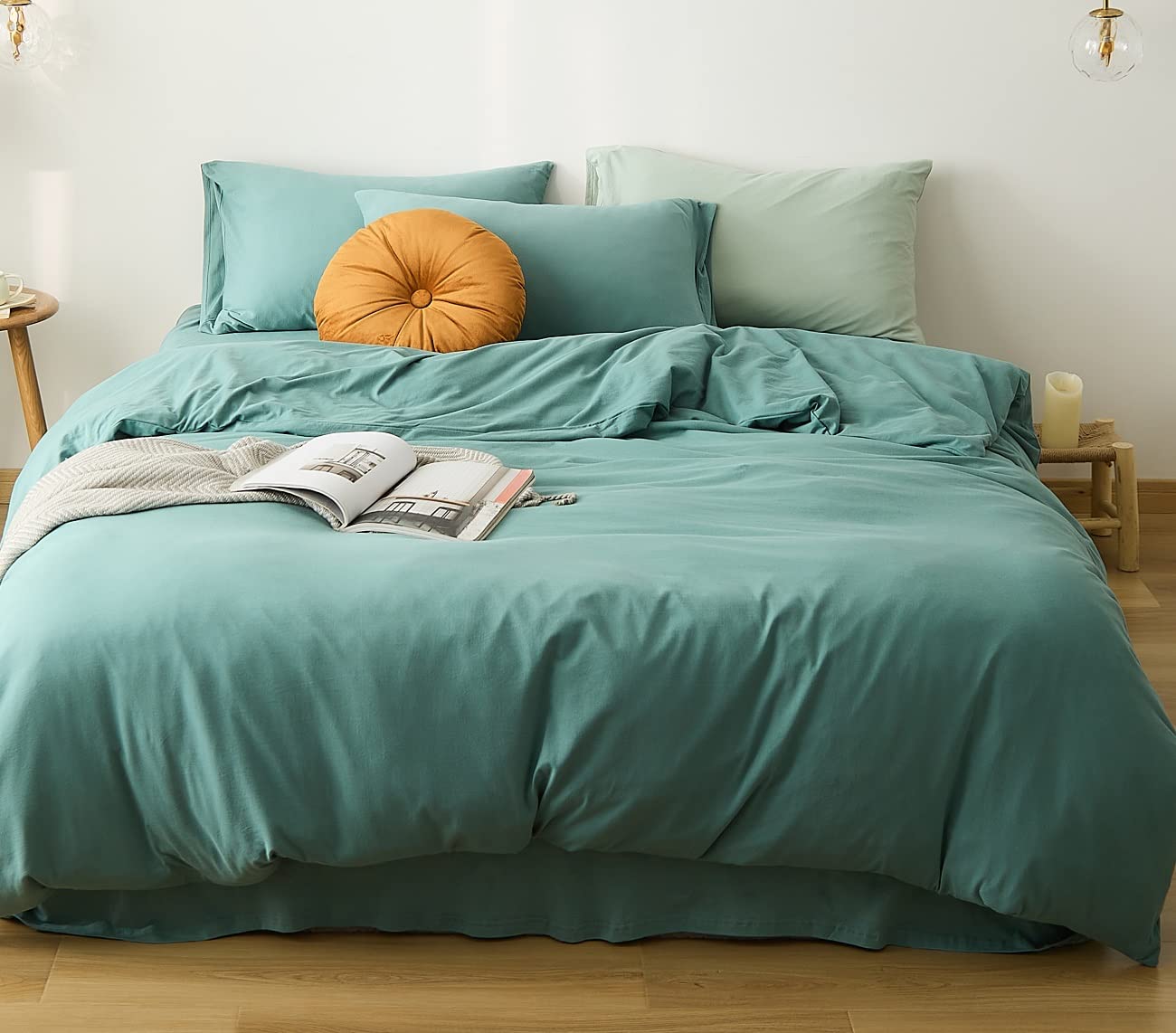 YOYOSTAR 掛ふとんカバー シングル超ロング 150x230cm 綿100% 天竺ニット Tシャツ生地 やわらかな肌ざ..