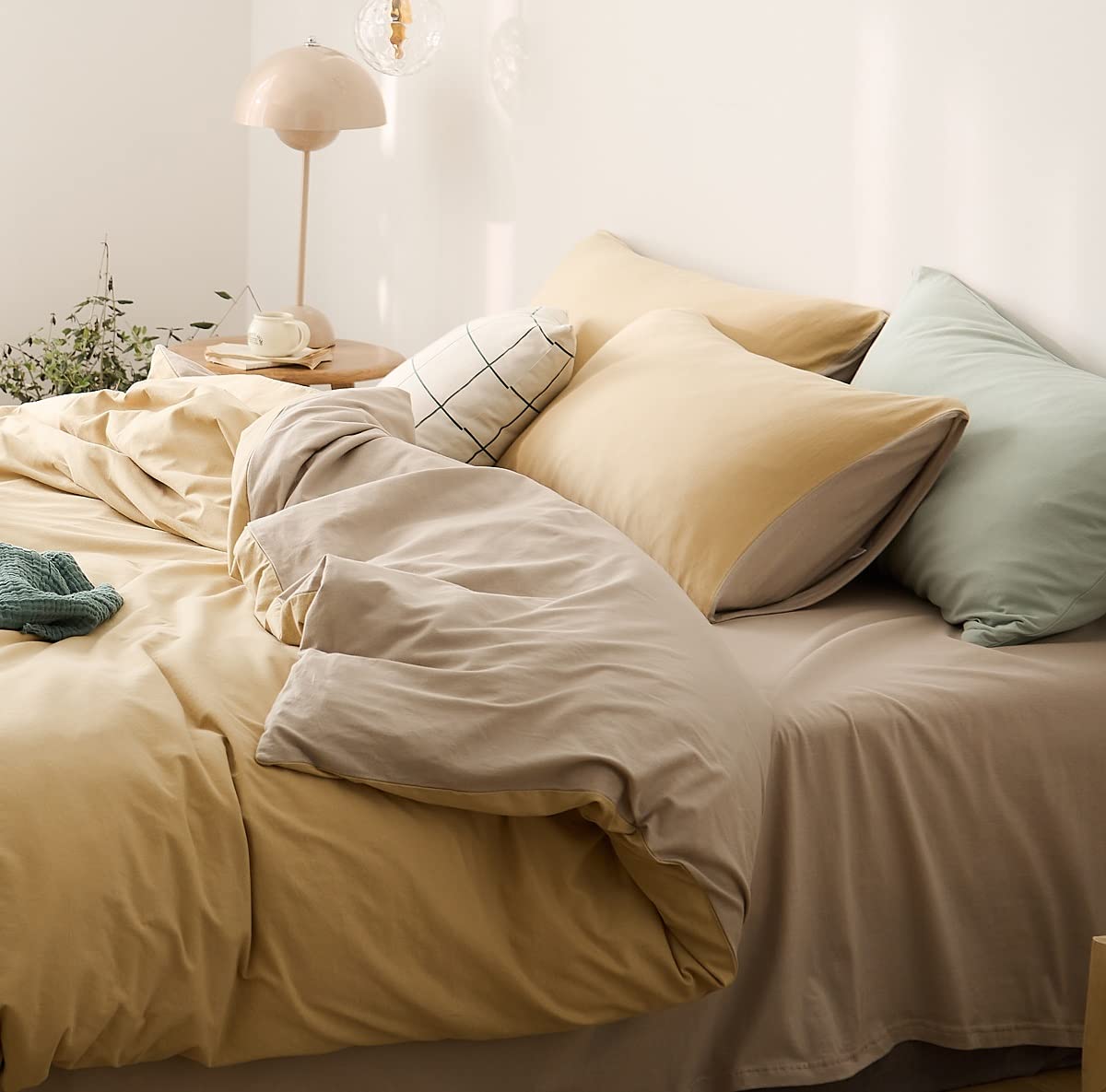 YOYOSTAR 掛ふとんカバー シングル超ロング 150x230cm 綿100% 天竺ニット Tシャツ生地 やわらかな肌ざ..