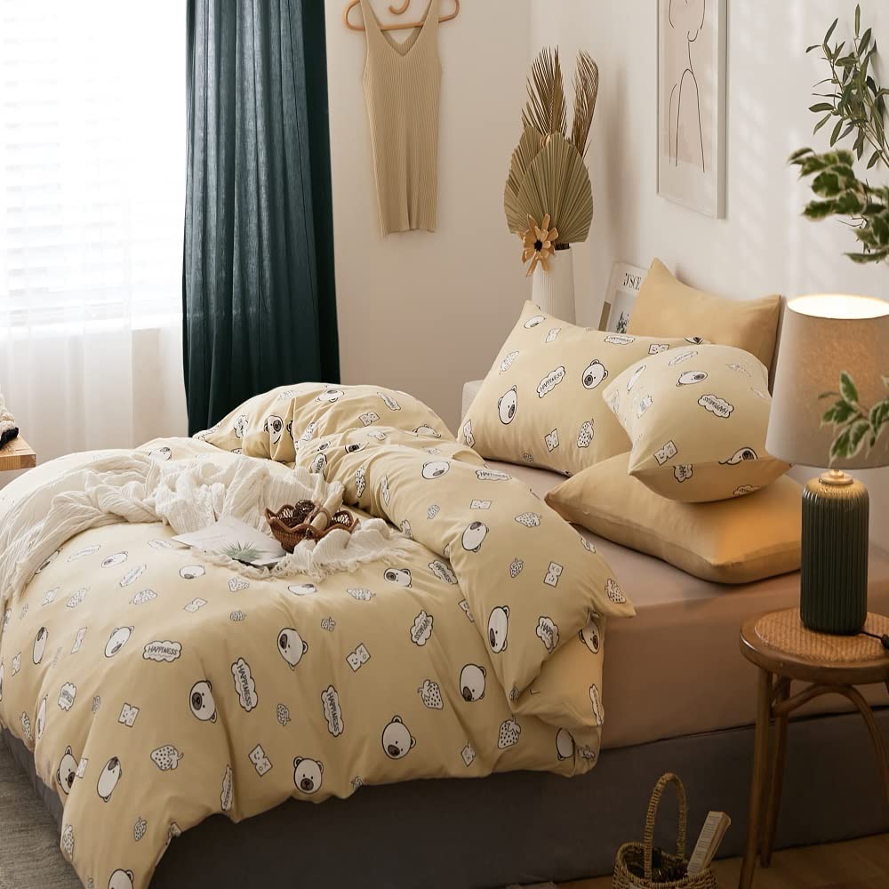 YOYOSTAR 掛ふとんカバー ワイドシングルロング 160x220cm 綿100% 天竺ニット Tシャツ生地 やわらかな..