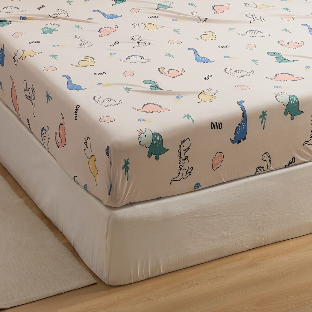 YOYOSTAR ボックスシーツ ワイドダブル 綿100% ベッドシーツ 肌になじむ天竺ニット マットレスカバー ..