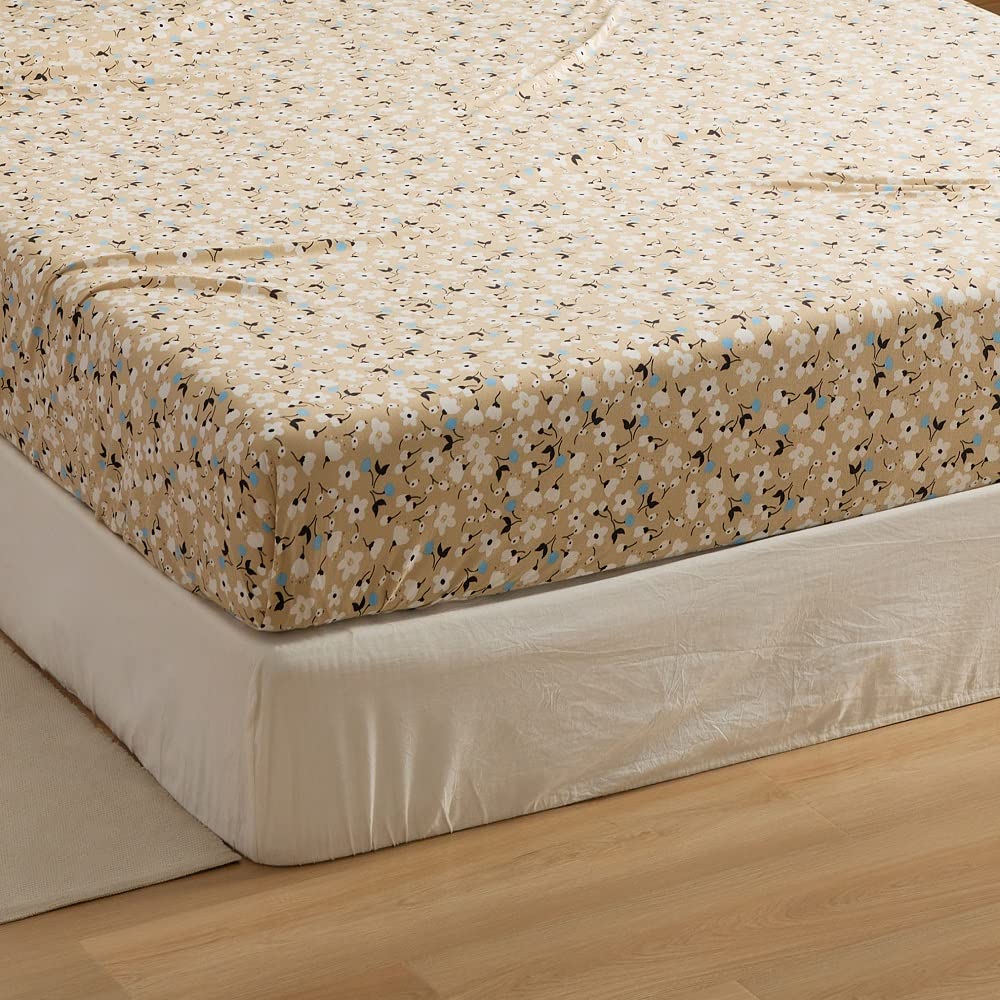 YOYOSTAR ボックスシーツ キング 綿100% ベッドシーツ 肌になじむ天竺ニット マットレスカバー 防ダニ ..