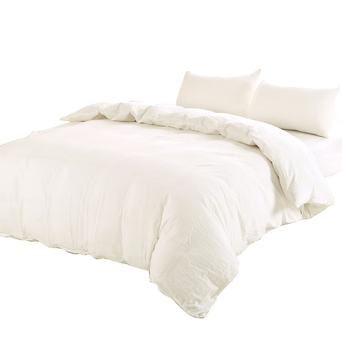 YOYOSTAR 【掛け布団カバー 単品売り】ダブル超ロング 190x230cm オーガニックコットン 長身用 掛かバ..