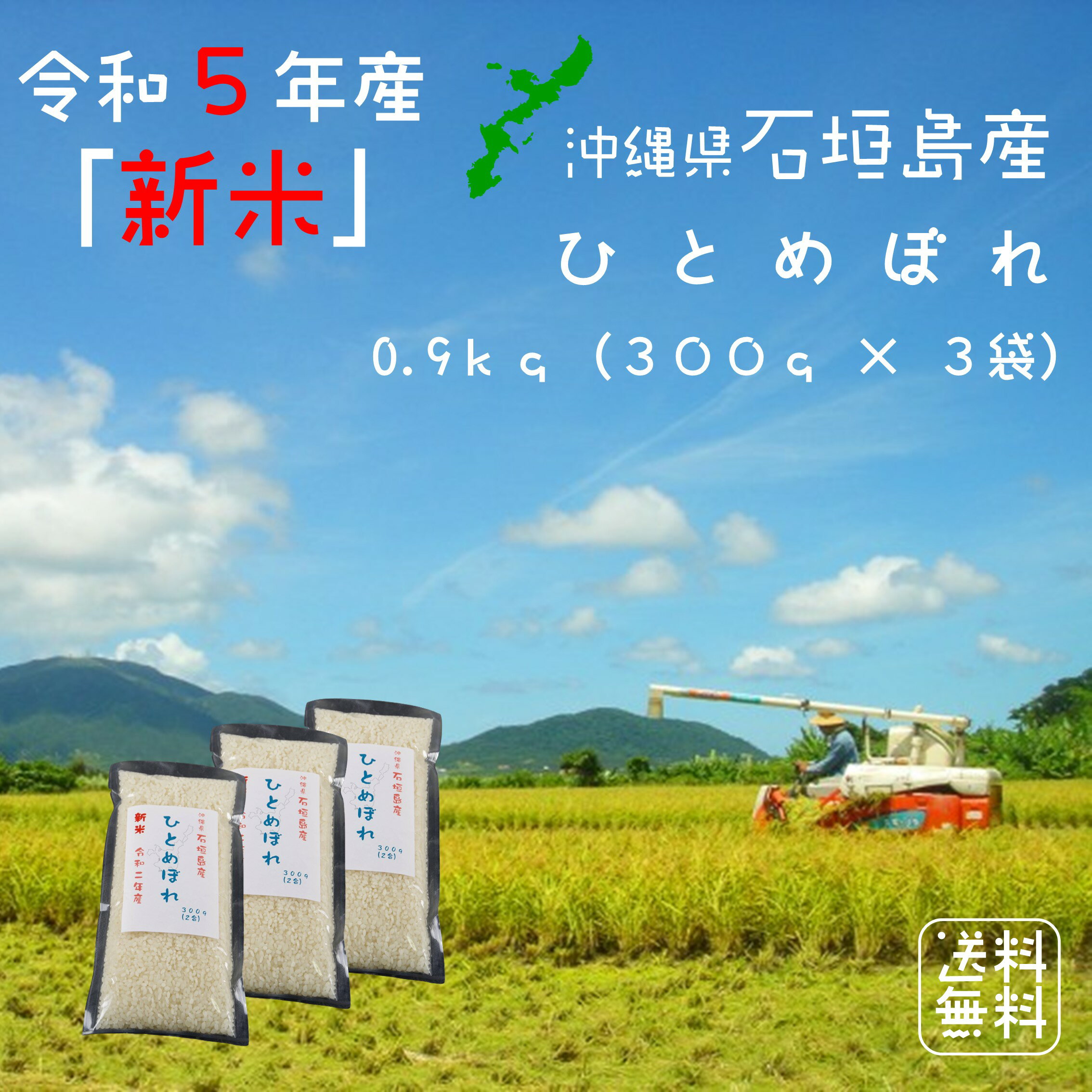 【 新米 令和5年産 ・超早場米】 ＜お試し＞ ひとめぼれ 2合 (300g×3袋)...