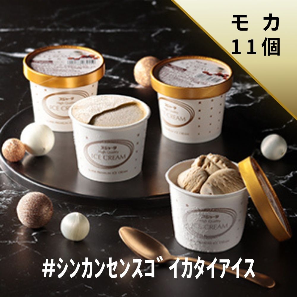 #シンカンセンスゴイカタイアイス （モカ） 11個入り 送料無料 アイス アイスクリーム 夏 ギフト 内祝い プレゼント 土産 お取り寄せ スイーツ お菓子 新幹線 スジャータ 鉄道 JR 母の日 父の日 誕生日 お中元 お歳暮 暑中 残暑 見舞い