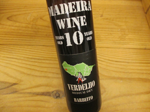 マデイラワイン ヴェルデーリョ（500ml・10年）バーベイト MALVASIA 10yo VERDELHO MADEIRA WINE