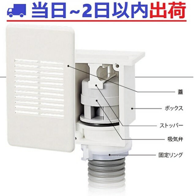 【前澤化成工業】HBVU 25セット スリム25吸気弁 通気弁 吸気 下水 排水 臭気止 AK