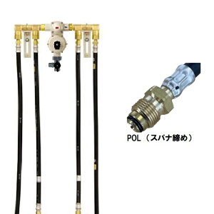 桂精機 PTC4B-15SZ 自動切替式 LPガス 15k調整器 コンパクト4本立て【発信機能なし】POL張力式スパナ締め式 検査孔バルブ付き