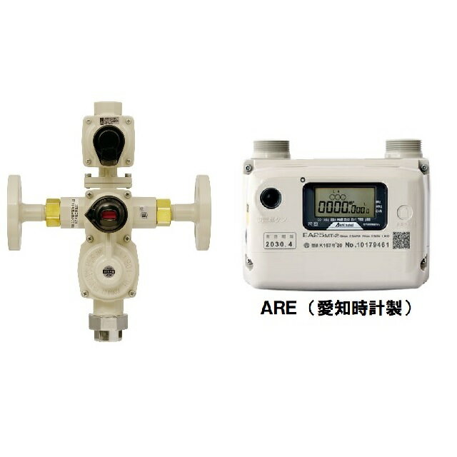 桂精機 HL-10CFU-ARE-N 流量検知式切替型 愛知時計漏えい検知装置 LPガス 10k調整器 フランジ型（集合管別売）【発信機能なし】PARTS-SN付