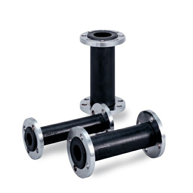 受注生産【TOZEN】ライナーフレックス 100A-400L （筒形）JIS10k フランジSS400#IG