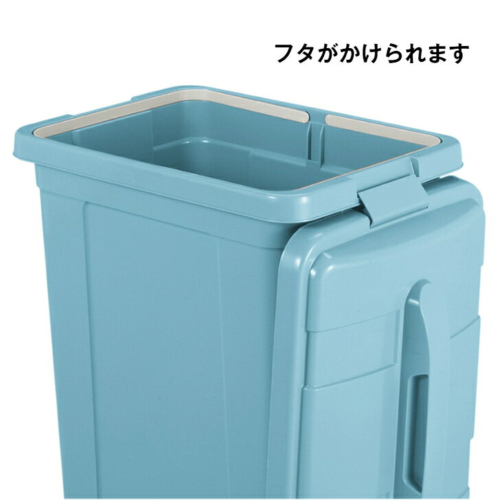 【公式直営店】 ニューセレクトペールNCー35本体フタと組み合わせて使える(フタ別売り)36リットル ブルー 角型 袋止め付き フタロック機構 丈夫な設計 食品衛生法適合 日本製 SHINKIGOSEI [2]
