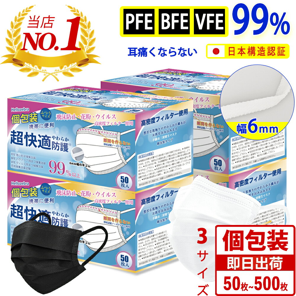 ＼当店売れ筋1位／マスク 柔らか 不織布マスク 個包装 マスク 99%カット 200枚 使い捨て マスク 大きめ 大人用 白 冬 夏用 子供 柔らか不織布 マスク 小さめ 16.5 黒 耳が痛くならない 平ゴム 3層マスク プリーツ 高学年 飛沫防止 ウイルス PM2.5 花粉対策 抗菌通気超快適