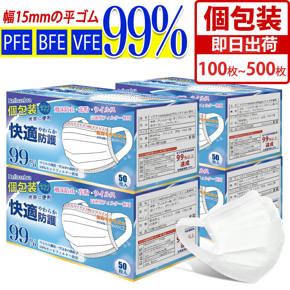 ＼9/1 12:00迄限定価格★耳紐改良／個包装 マスク 不織布マスク Ω式プリーツ 大人用 子供用 200枚 使い捨て マスク 小さめ 子供用マスク 幼児 男女兼用 高学年 広耳 耳が痛くならない 白 三層構造 飛沫防止 ウイルス PM2.5 花粉対策 防護マスク 防塵 抗菌通気 超快適