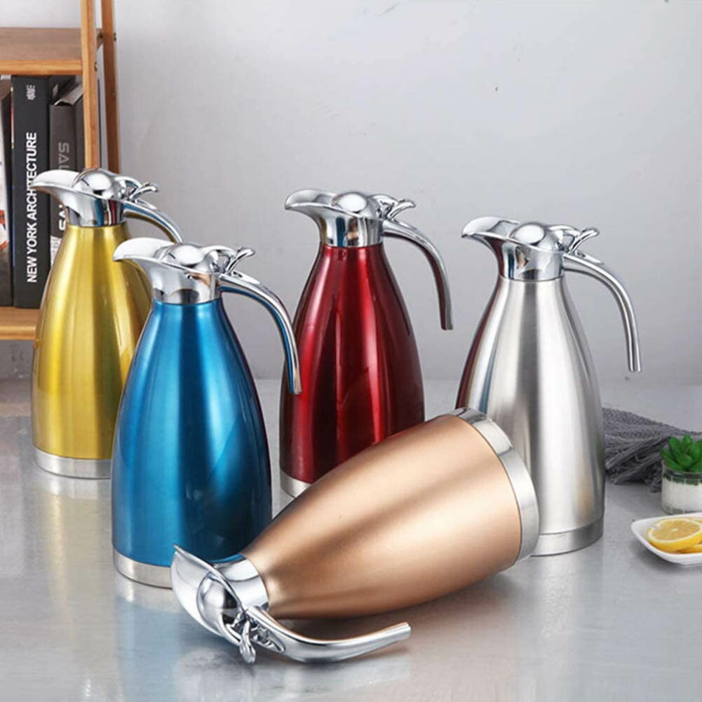 ポット 保温ポット ステンレスポット 真空断熱 二重構造 卓上ポット コーヒーポット 魔法瓶ボトル 麦茶..