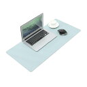 マウスパッド 大型 グリーン PUレザー デスクマット 防水 オフィスデスクパッド テーブルマット ラップトップマット おしゃれ 清潔しやすい 傷防止 オフィスや自宅用 80*40CM(2)