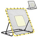 リバウンドネット サッカー 野球 リバウンダー ラダー トレーニング120*137cmバウンドネット クレイジーキャッチ 壁当て リフティング ネット ピッチングネット 練習道具 室内練習 自宅