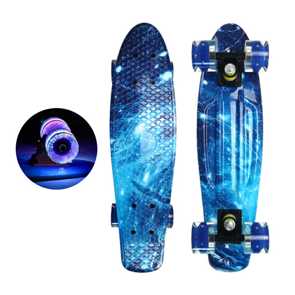 スケートボード 22インチ スケボー ミニクルーザー 高精度 コンプリート デッキ ウィール 初心者 子供用 ジュニア 大人用 男性用 女性用 誕生日/クリスマ...