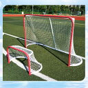 サッカーゴール サッカー ゴール ポータブル小型アイスホッケーゴールネットミニローラースケートローラーアイスゴールポータブルサッカーゴールホッケーアイスホッケー...