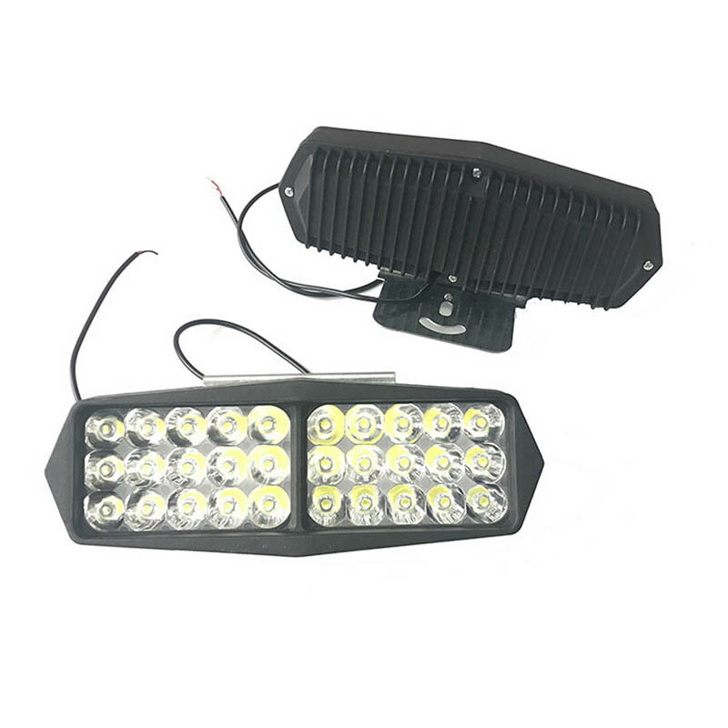 バイク フォグランプ 防水 30LED バイク補助ライト バイク用フォグランプ ホワイト バイクLEDフォグラ..