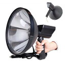 【数量限定】9インチ 直径240mm 100W HID サーチライト 集魚灯 作業灯 6000K 手持ち カニ漁 クラゲ漁 昆虫採取 船 船舶 漁船 漁 ボート...