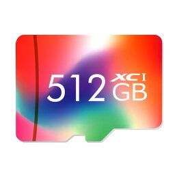 「P15倍」カラフルデザインSDカード 512GB Class10 高速 メモリカード microSDカード マイクロSD microSDXC クラス10 記録用 カメラ用 写真 デジカメ 大容量 データ転送 スマホ カメラ ターブレッドPC パソコン ドラレコ ドライブレコーダー