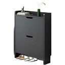 下駄箱 下駄箱 スリム シューズラック 玄関 棚 スリム 靴箱 省スペース 玄関収納 玄関ベンチ玄関、ベッドルーム、リビングルーム、アパ