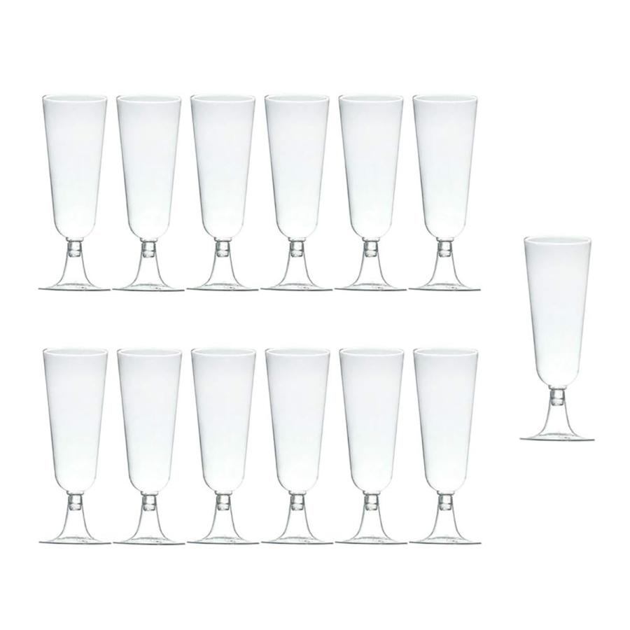 透明 使い捨て 硬質プラスチック シャンパングラス 150ml 50個入り 赤ワイングラス ゴブレット ワイン..