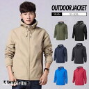 パーカー メンズ ジャケット ウインドブレーカー ジャンバー アウター 撥水 春秋 スポーツウエア フード付き 登山服