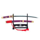 ワンピース ペーパーナイフ 閻魔モデル(横掛け台付き)【RP】 [ 日本製 関の刃物 ワンピース ロロノア・ゾロ 三刀流 刀剣 キャラクター NIKKEN ニッ...