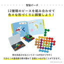 智脳ビーズ 【RP】[ エド・インター 知育玩具 知育グッズ 知育パズル パズルビーズ 子供 おもちゃ 脳トレ 頭を使う 平面問題 立体問題 指先の訓練 テキストブック付き 収納ケース付き プレゼント ギフト お誕生日祝い クリスマス 子供の日 4歳 4才 四歳 ] 3