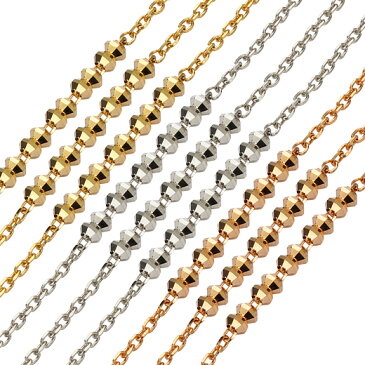 ロングネックレス k18 Brillant（ブリアン）3連 80cm クラスプ有り long necklace ロング ネックレス 18k 18金 ゴールド gold チェーン chainレディース ladies シンプル 送料無料