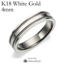 w K18WG zCgS[h _u ~OC }bWO 4mm b ~ł L   󖳗 white gold EFfBO ohO w ring Vv Pi 