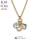 K18 X[Xg[ _Ch lbNX Trois lumiere igE~G[j0.3ct fB[X S[h Vv diamond necklace gold ladies 18k 18 ꗱ_C _C  v[g