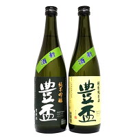 豊盃 純米吟醸＆特別純米 720ml×2本セット 【合わせ箱入り】やや辛口 青森県弘前市の地酒 三浦酒造 お取り寄せグルメ おしゃれギフト 人気 母の日ギフト