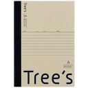 Trees A5 A罫 30枚 クリーム 日本ノート(3)