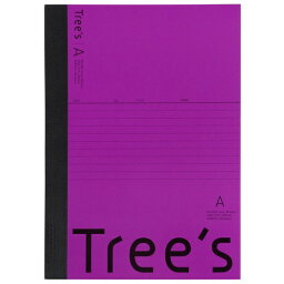 Trees B5 A罫 30枚 パープル 日本ノート