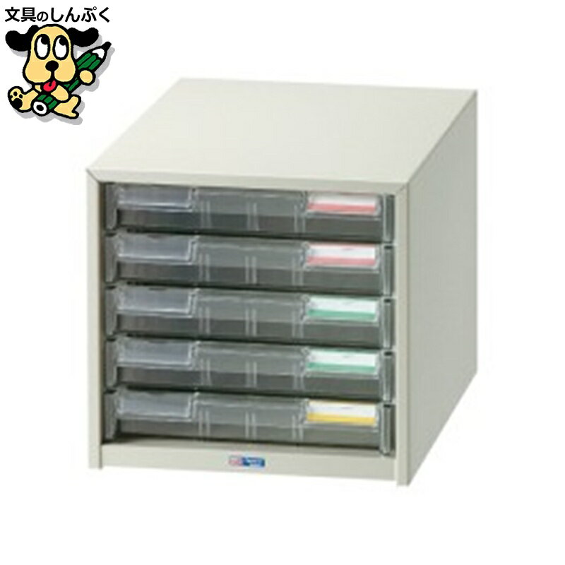 書類小物整理ケース セントラル マイレター卓上タイプ A4 T-15RNG 5段