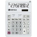 大型電卓 ホワイト K070J スマートバリュー