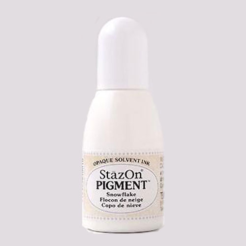 ステイズオン ピグメント インカー 補充インク RZ-PIG-001 スノーフレーク ツキネコ（Z）