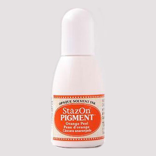 ステイズオン ピグメント インカー 補充インク RZ-PIG-071 オレンジピール ツキネコ（Z）