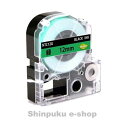 在庫限り特価品 テプラプロテープカートリッジ12mm 互換 緑地黒文字 NTC12G キングジム用 SC12G Z