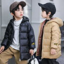 キッズコート 子供服 冬服 ダウンコート ダウンジャケット ミモレ丈 男女兼用 お揃い 女の子コート 男の子 キッズ服 おしゃれ 無地 5色 厚手 着痩せ フード付き 未入学 入園 入学 着痩せ 防寒 保温 100~150cm